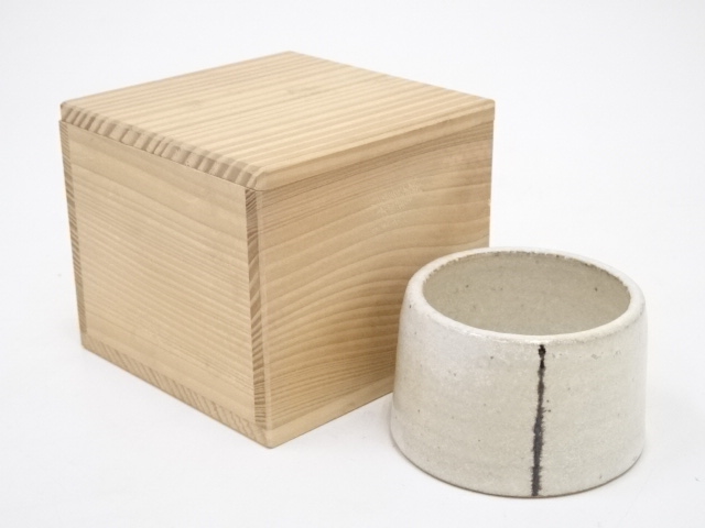 JAPANESE TEA CEREMONY / FUTA OKI(LID REST) / UNDERGLAZE IRON